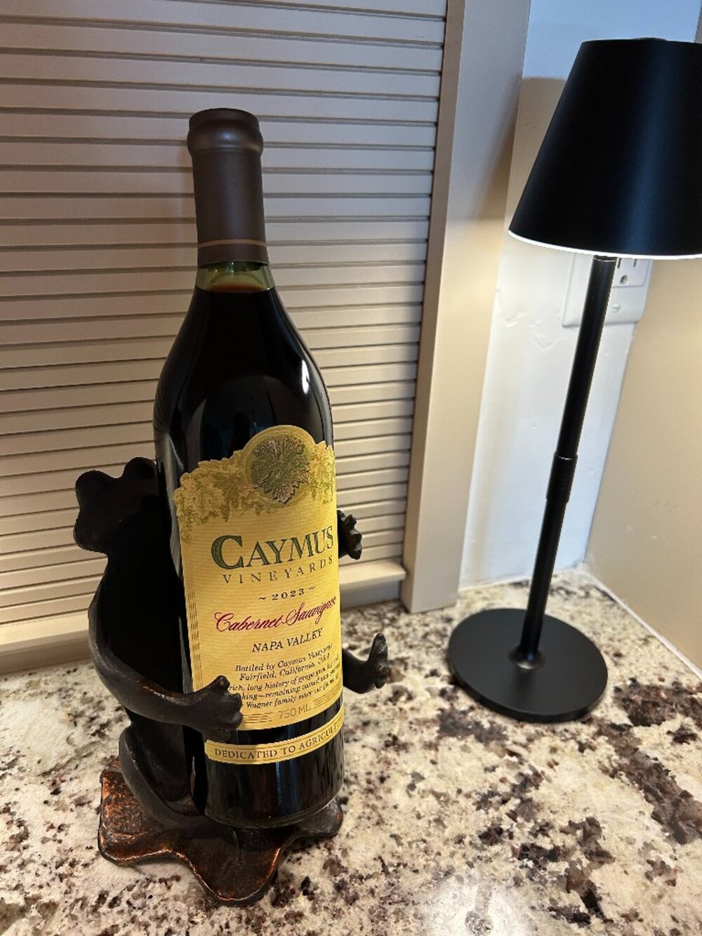 Cast Iron Wine Holder